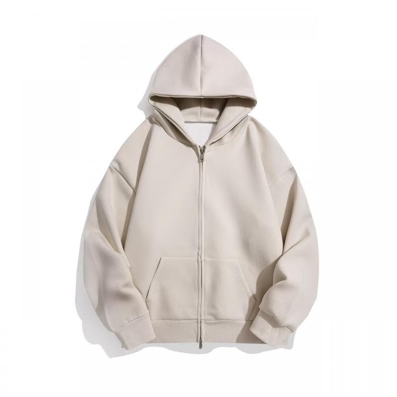 500g高品质曼巴棉复合连帽拉链卫衣G21-U-XWY19