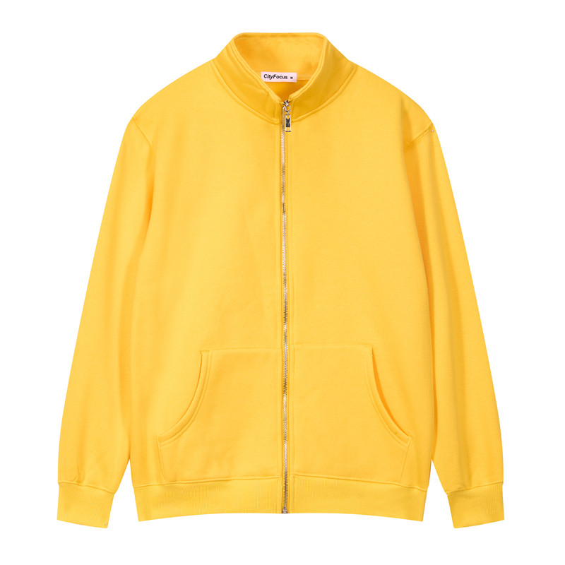 330g抓绒休闲时尚立领拉链卫衣CF025